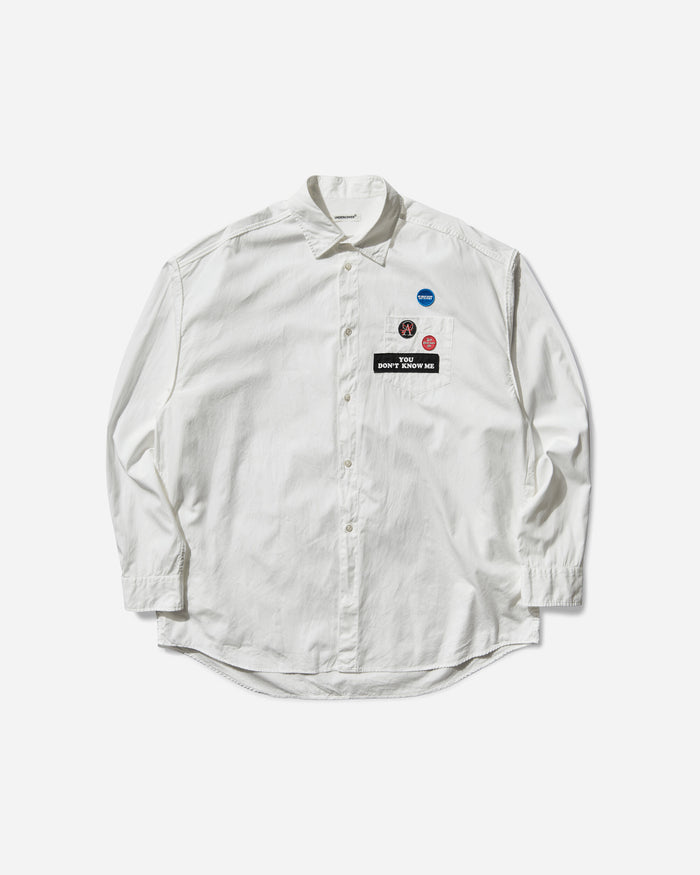 Undercover Shirt,Blouse White Shirts Longsleeve Shirt UP2E4401 WHITE