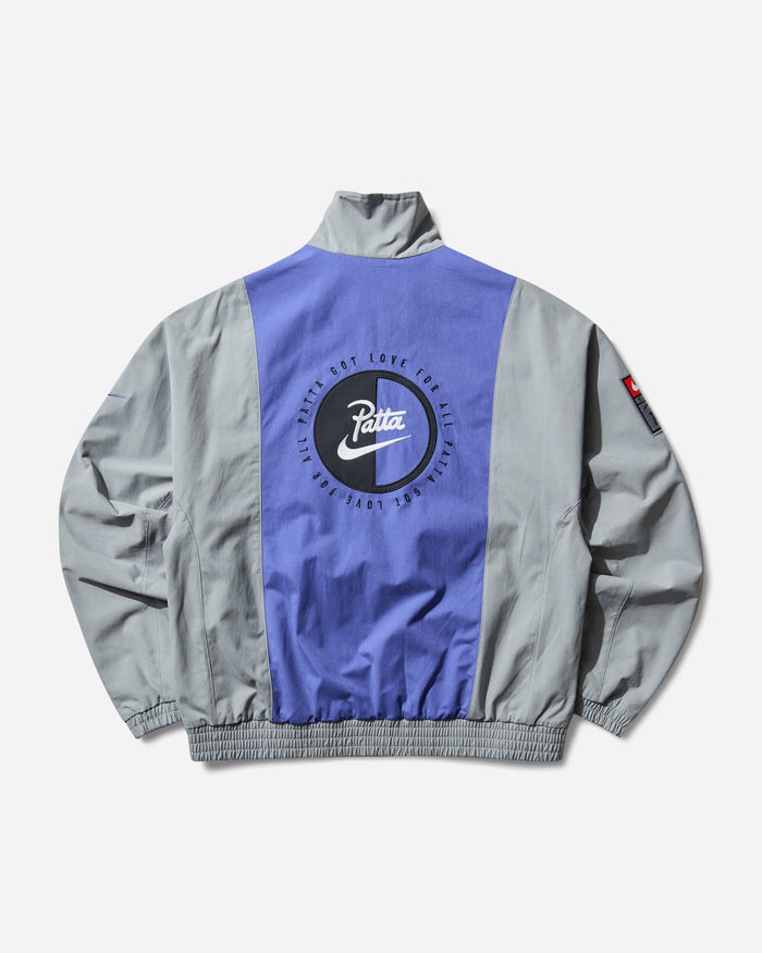 Nike M Nrg Patta Trk Jkt Particle Grey/Sapphire Sweatshirts Track Tops HJ0712-073