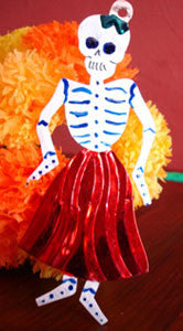 Mexican Tin Ornaments: Calaveras (Skeletons)
