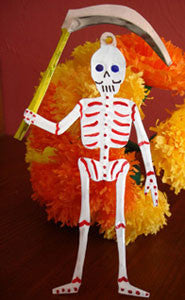 Mexican Tin Ornaments: Calaveras (Skeletons)
