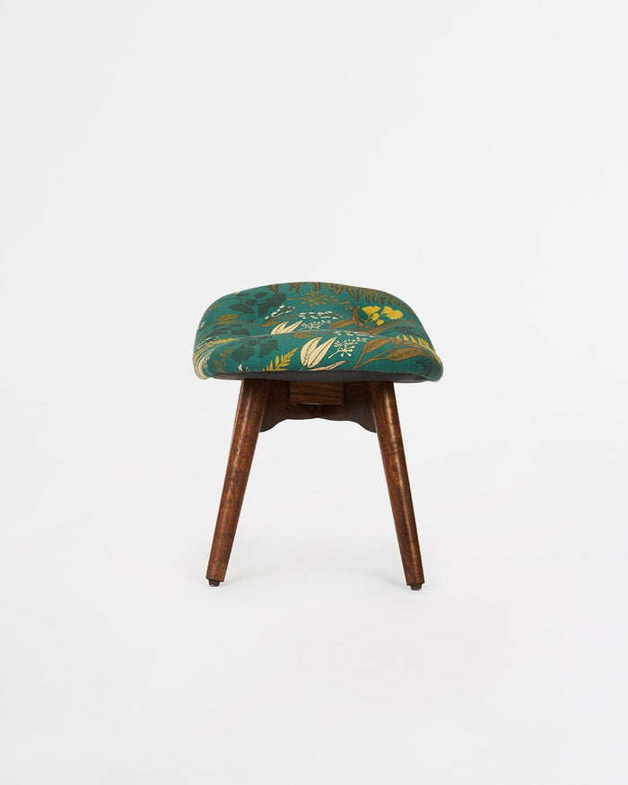 Chumbak Mid Century Modern Foot Rest-Ferns