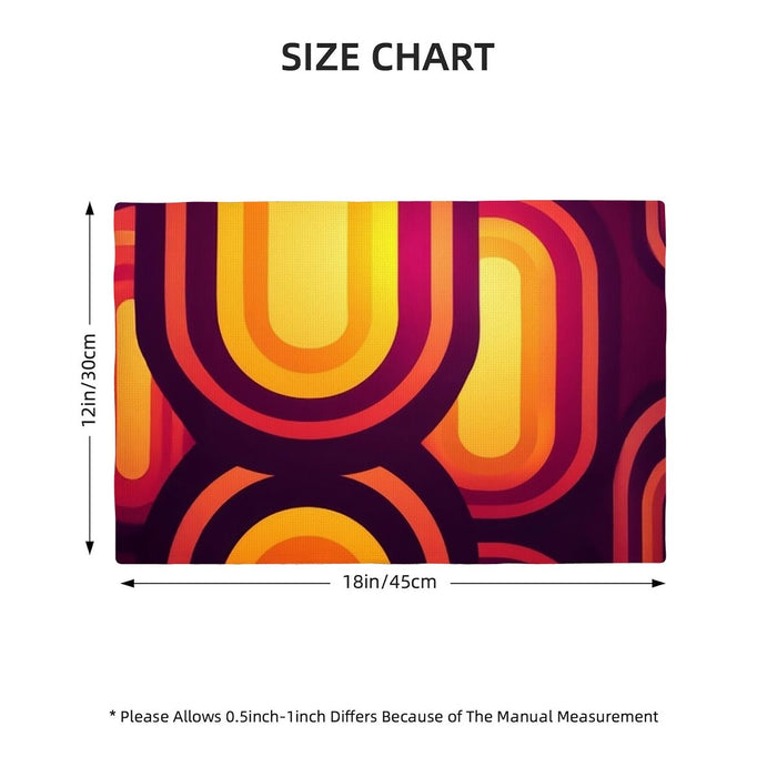 Midcentury Modern Placemats – Double Sided Reusable Table Mats