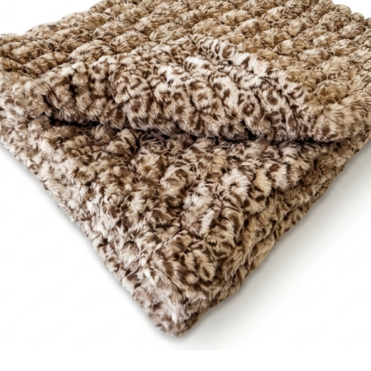 Milan Maple Glaze Cheetah Minky Blanket
