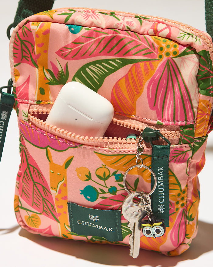Mini Resort Crossbody Bag | Adjustable Sling| Water Resistant Fabric