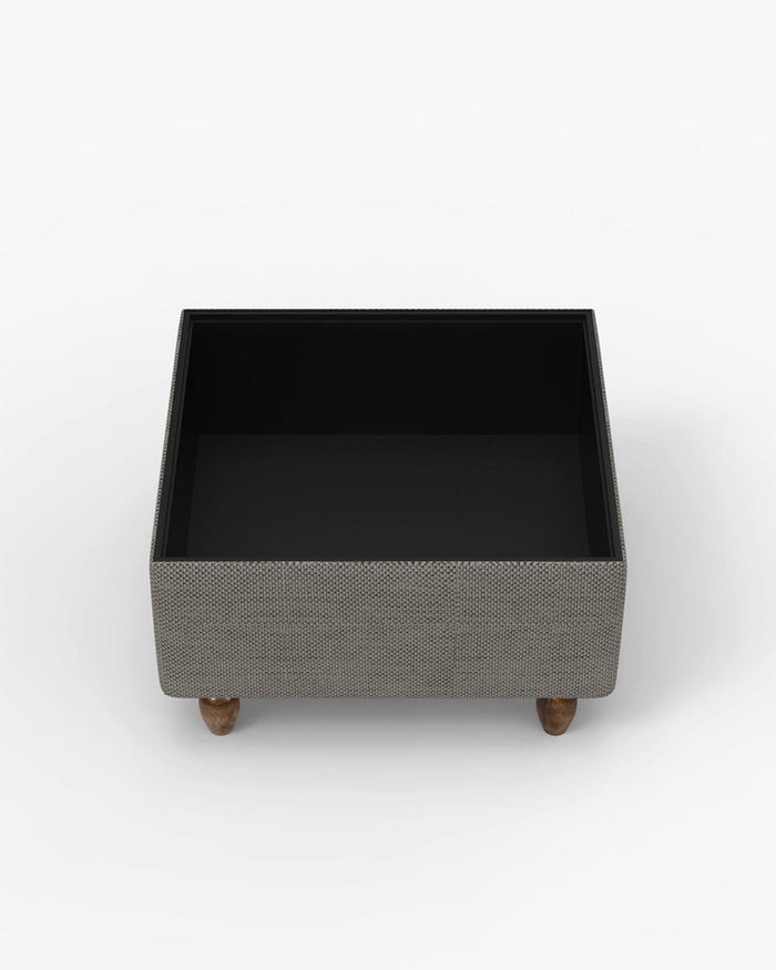 Chumbak Modern Trunk Storage Ottoman - Bangalore Grey