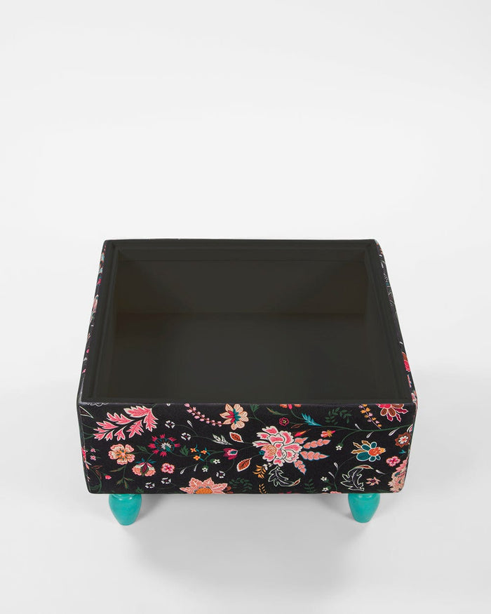 Chumbak Modern Trunk Storage Ottoman  - Bohemian Paisleys