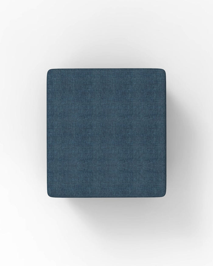 Chumbak Modern Trunk Storage Ottoman - Sailor Blue