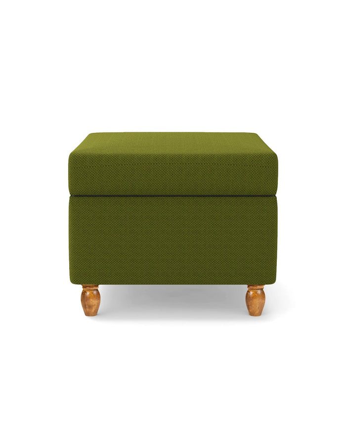 Chumbak Modern Trunk Storage Ottoman - Savanna Green