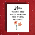 Mom Greeting Card: Mother-Son Relationship