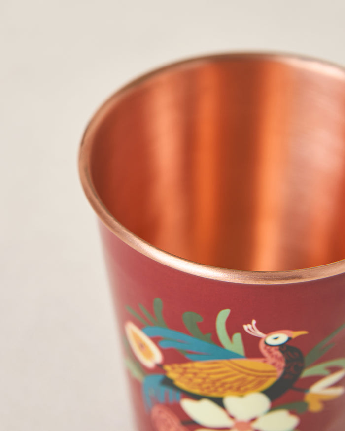 Monal Copper Tumbler, 250 ml | Kashmir Trails