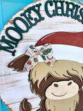 Mooey Christmas Door Hanger- wholesale