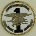 Naval Special Warfare Unit One/1 Task Force 71 Guam SEAL Navy Challenge Coin