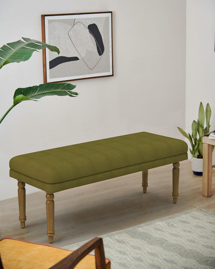 Chumbak Nawaab Bench - Savanna Green