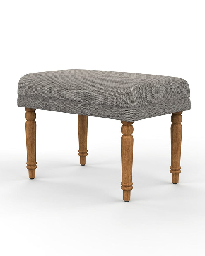 Chumbak Nawaab Bench Small - Bangalore Grey