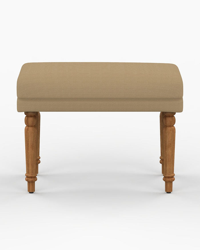 Chumbak Nawaab Bench Small - Beach Beige