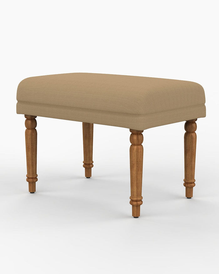 Chumbak Nawaab Bench Small - Beach Beige
