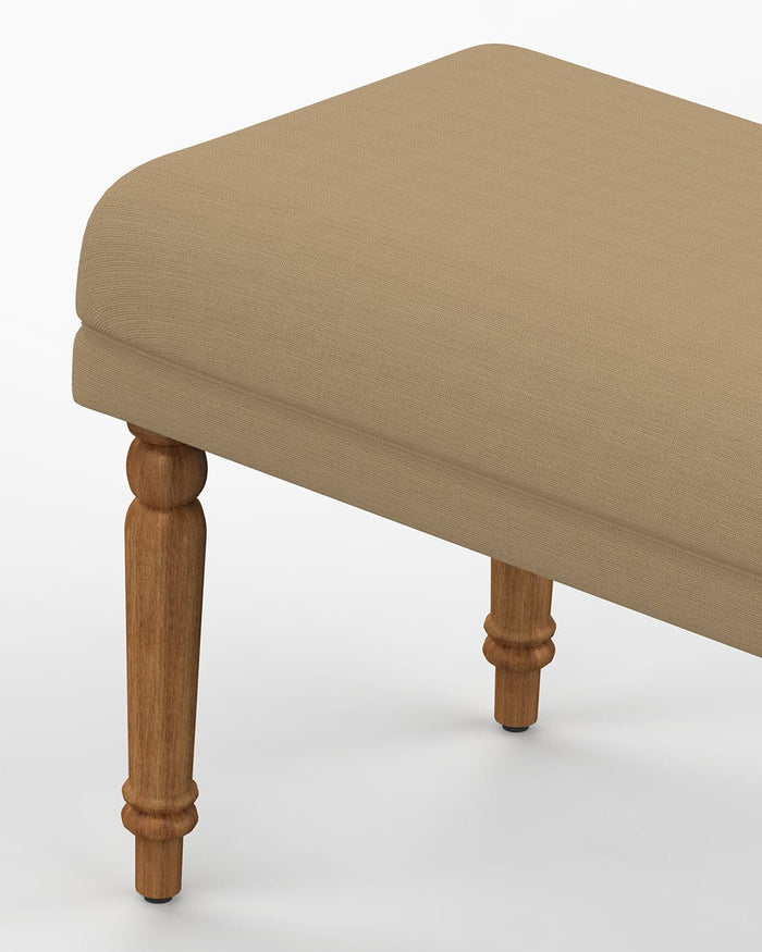 Chumbak Nawaab Bench Small - Beach Beige