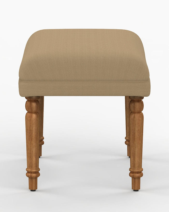 Chumbak Nawaab Bench Small - Beach Beige