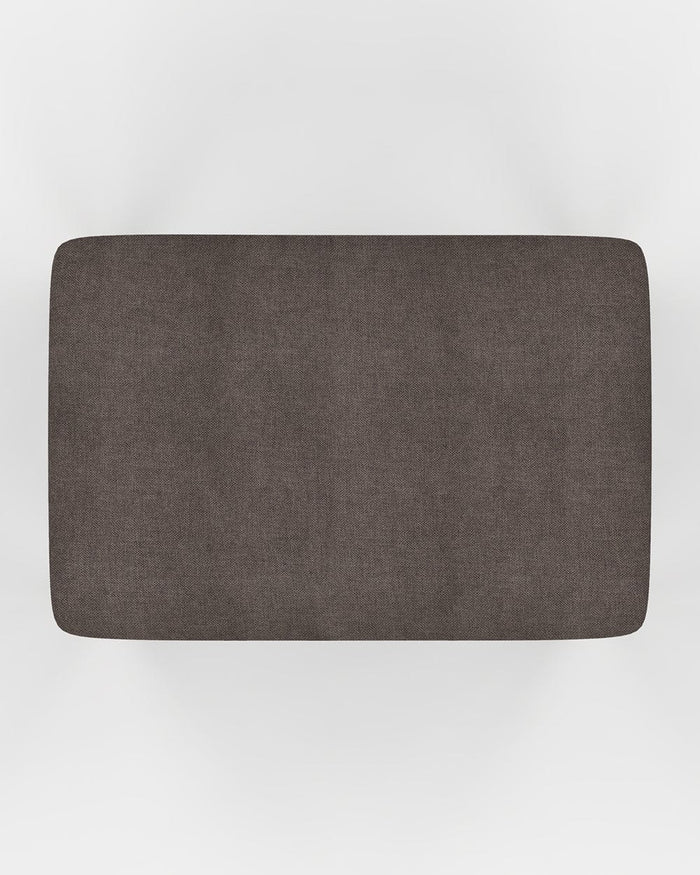 Chumbak Nawaab Bench Small - Brown Coal