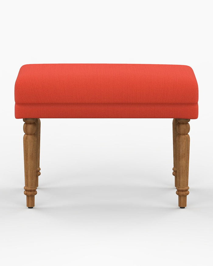 Chumbak Nawaab Bench Small - Carribean Coral