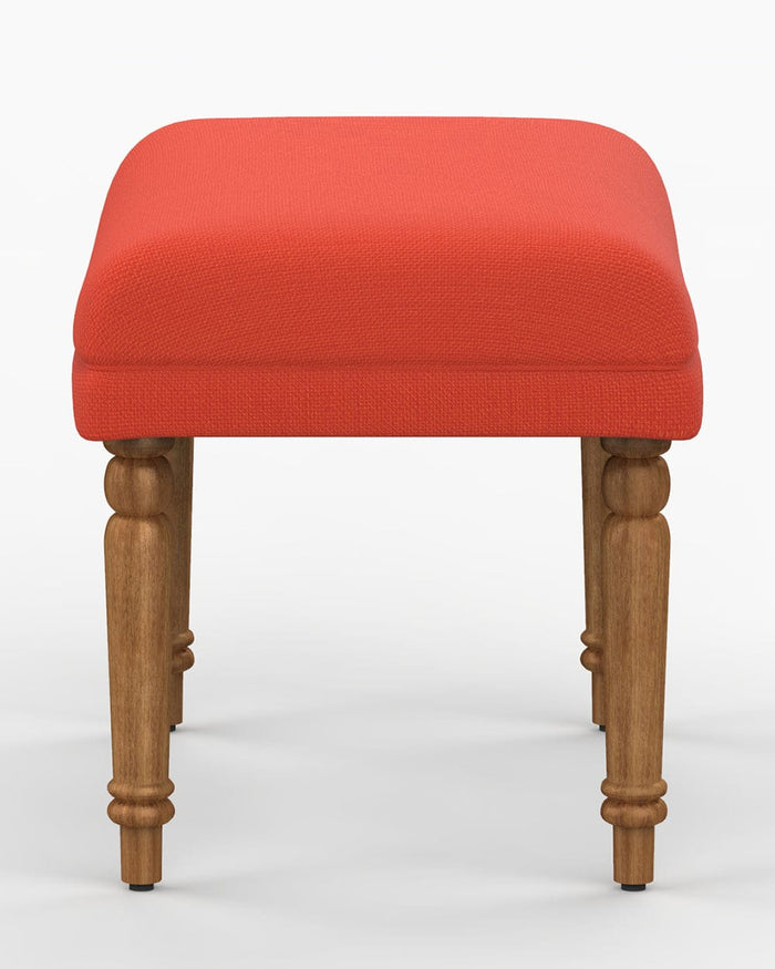 Chumbak Nawaab Bench Small - Carribean Coral