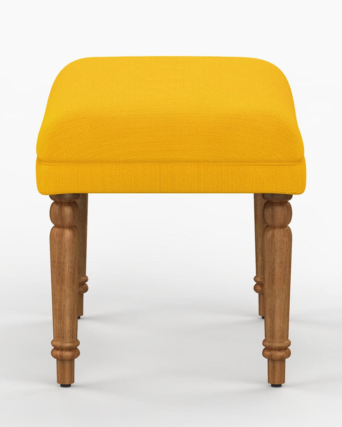 Chumbak Nawaab Bench Small - Sahara Mustard