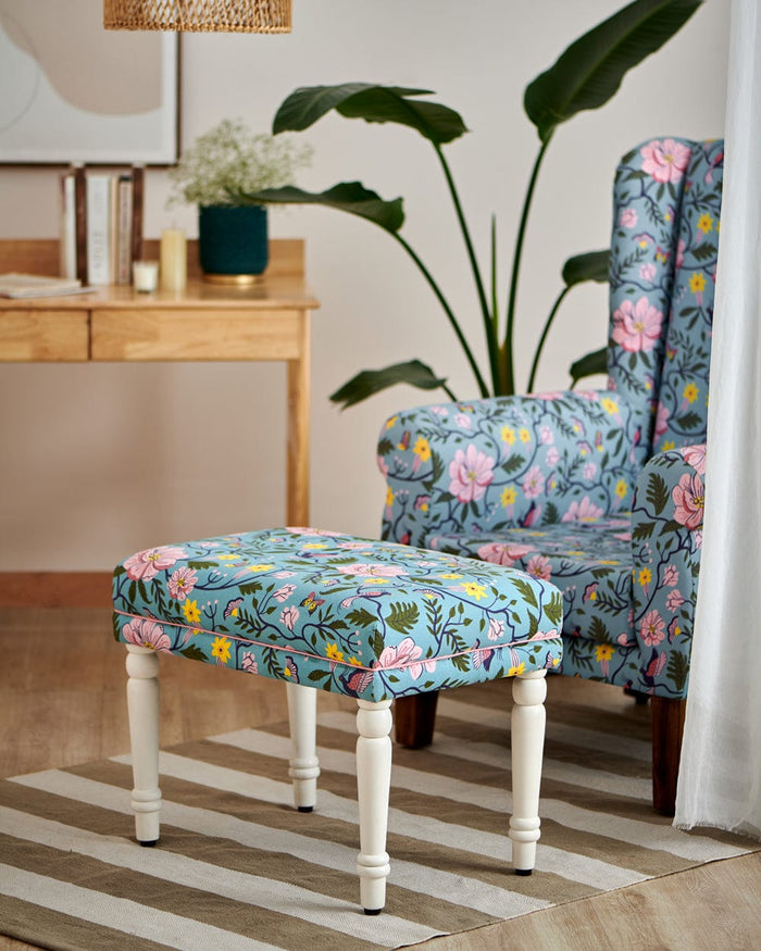 Chumbak Nawaab Bench Small  - Spring Bloom