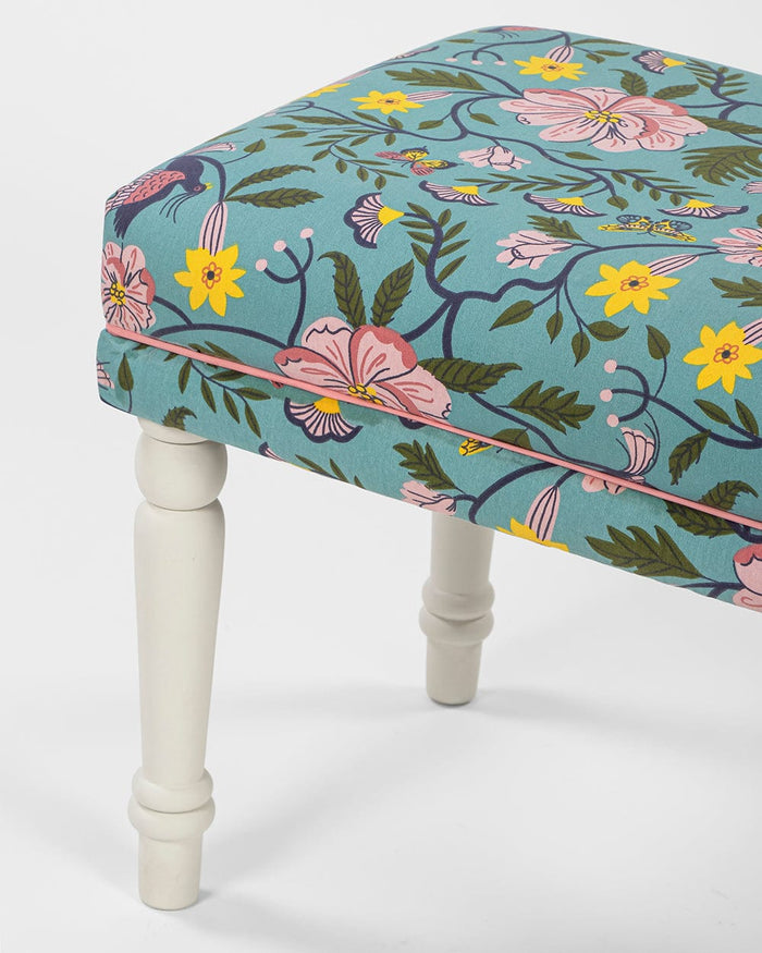 Chumbak Nawaab Bench Small  - Spring Bloom