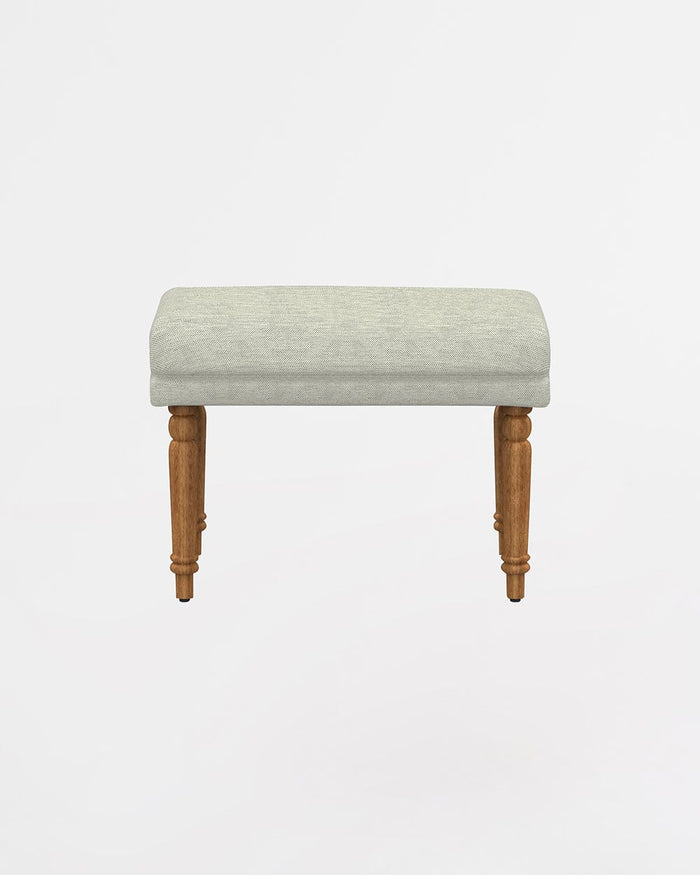 Chumbak Nawaab Bench Small - Srilanka Ivory