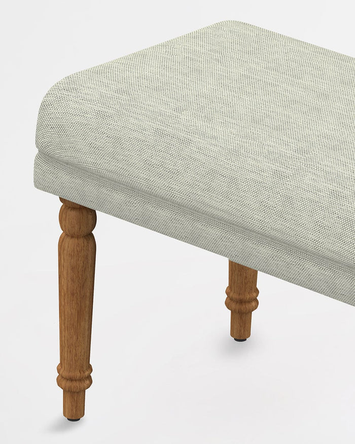 Chumbak Nawaab Bench Small - Srilanka Ivory