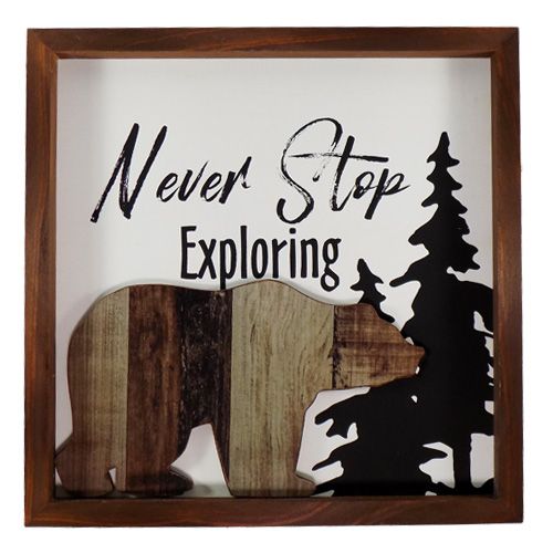 "NEVER STOP" BEAR