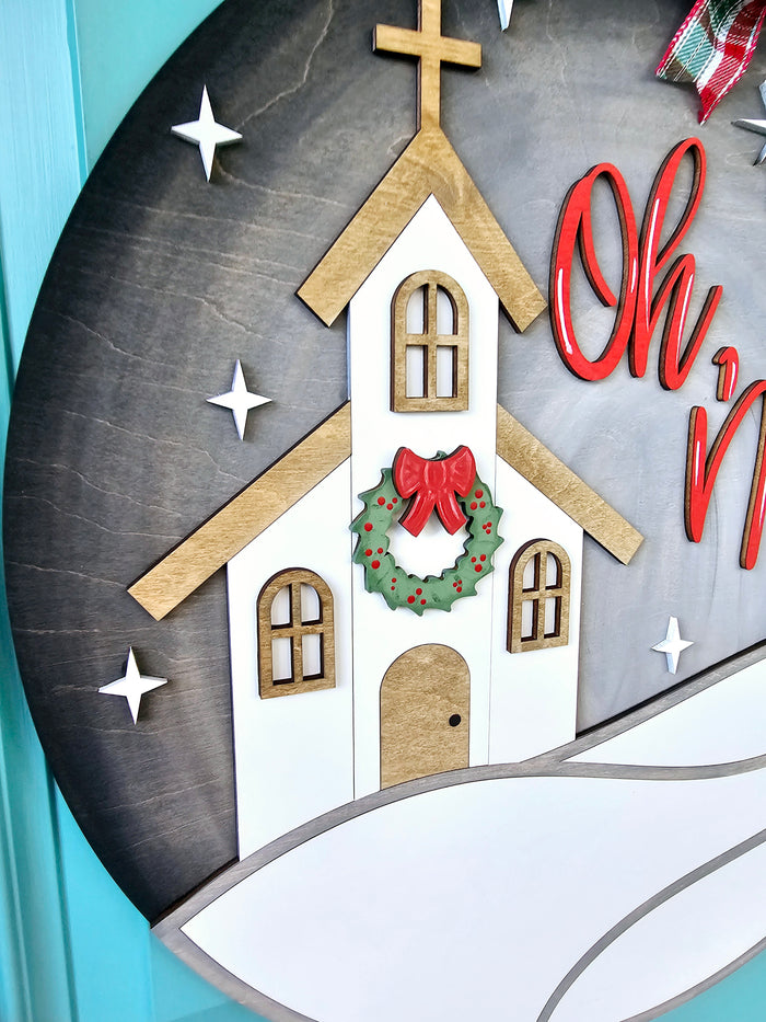 Oh Holy Night Door Hanger