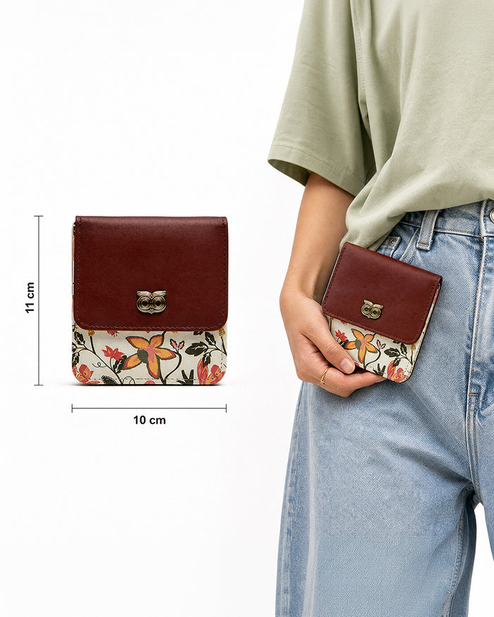 Olive Palm Wallet - Brown