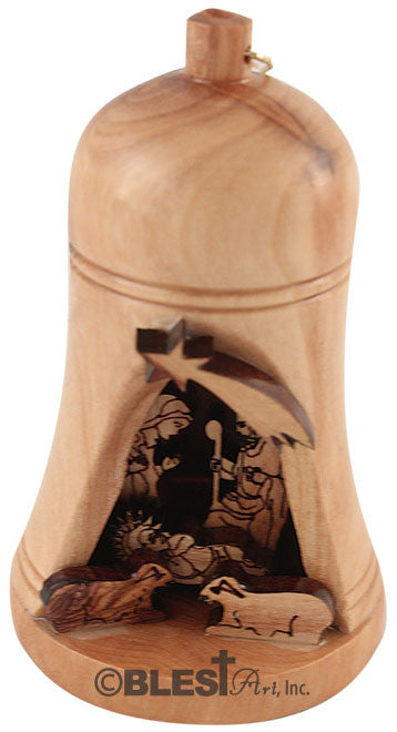 Ornament Laser carved, 3-D, Different Styles, Size: 3.1"/8 cm Height - Blest Art, Inc.