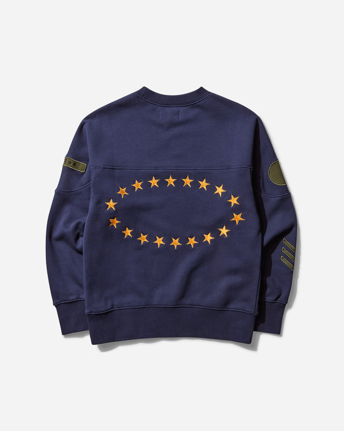 AFB Patched Sweat Shirts Navy Sweatshirts Crewneck PTCHSWT NAVY