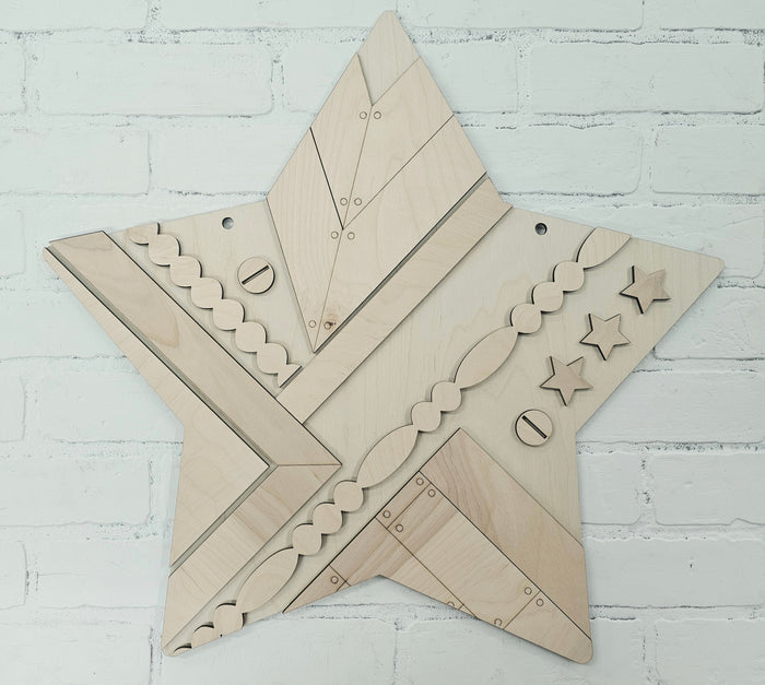 Patriotic Star Door Hanger-wholesale