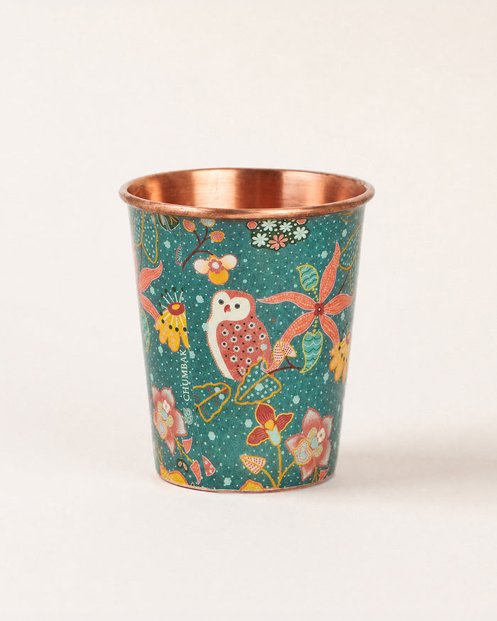 Peranakan Tales, Batik Copper Tumbler | #SingaporeInspired
