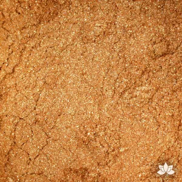 Pharaoh's Gold Luster Dust Colors food coloring perfect for cake decorating fondant cakes, cupcakes, cake pops, wedding cakes, and sugarflowers. Dusting color. Cake supply.