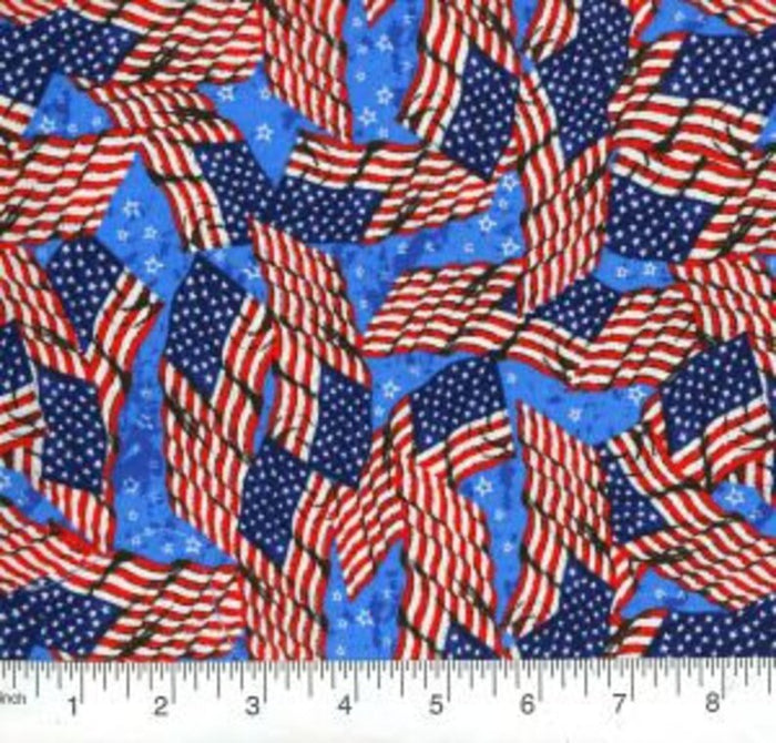 Pillowcase - Patriotic Flag Cotton