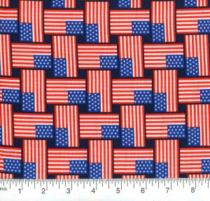 Pillowcase - Patriotic Woven Flag Cotton