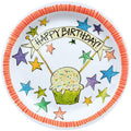 Plate - Happy Birthday - Cupcake - Coral Edge - Findlay Rowe Designs