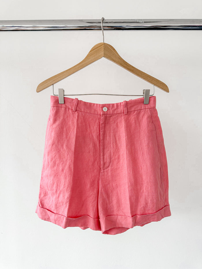 POLO RALPH LAUREN Pink Linen Summer Shorts
