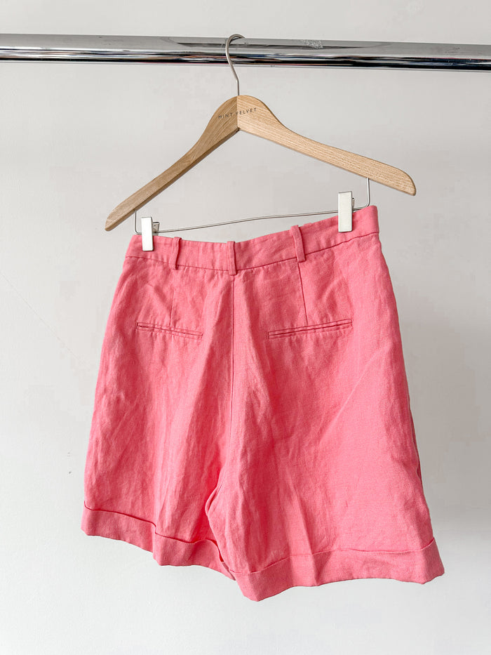 POLO RALPH LAUREN Pink Linen Summer Shorts
