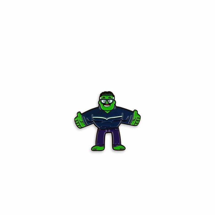 Professor Hulk Enamel Pin