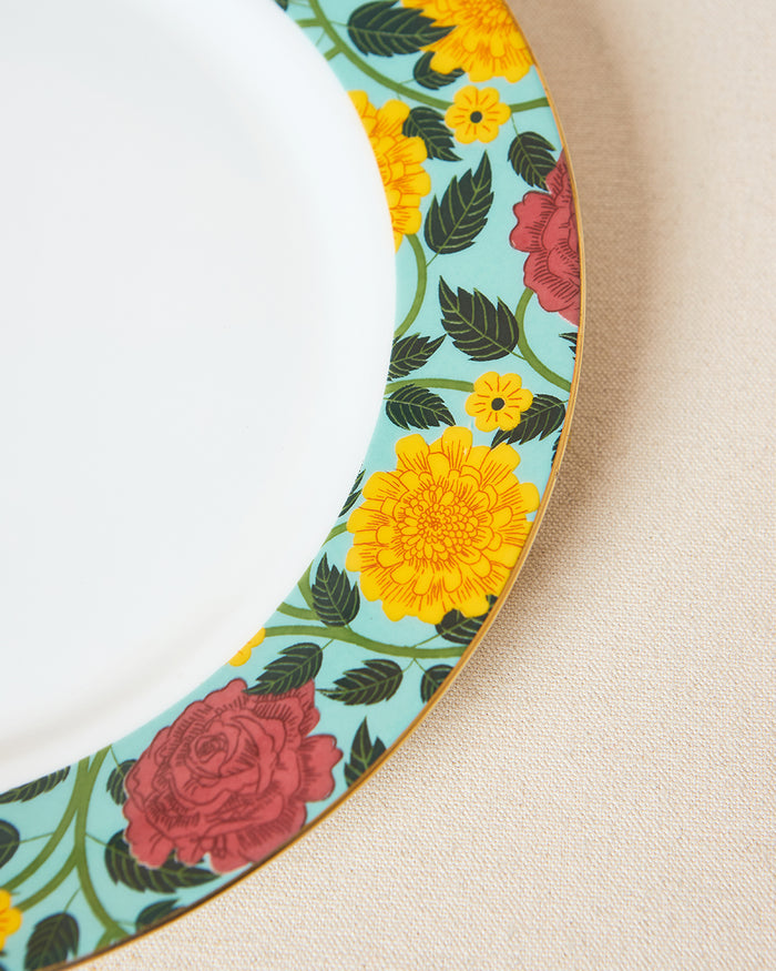 Rani Bagh Dinner Plate, 10"dia | Palace Memoirs