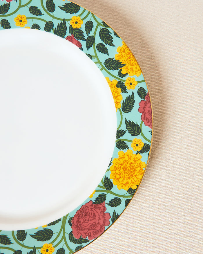 Rani Bagh Dinner Plate, 10"dia | Palace Memoirs