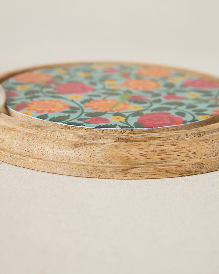 Rani Bagh Wooden Cake Cloche, 8"dia | Palace Memoirs