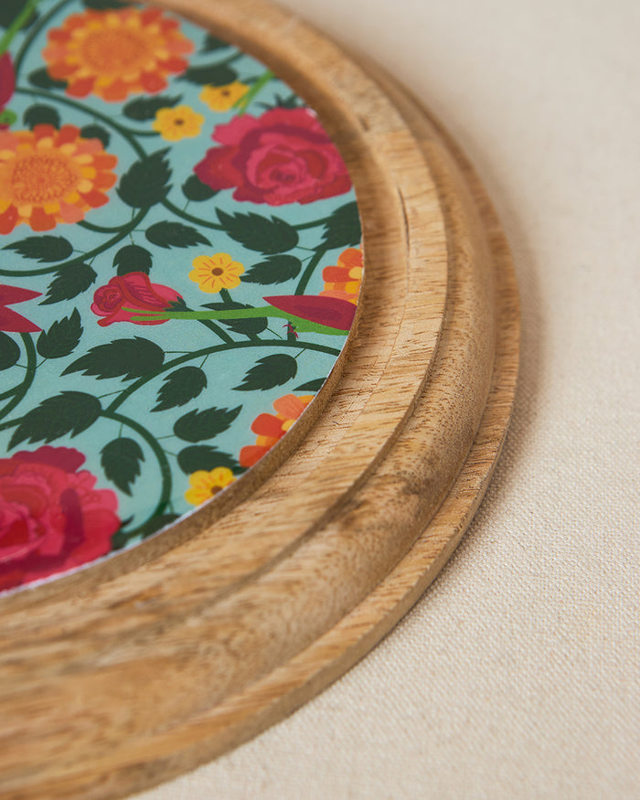 Rani Bagh Wooden Cake Cloche, 8"dia | Palace Memoirs