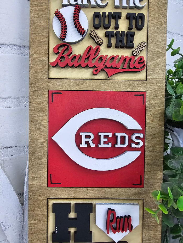 Reds Ladder Inserts- Set of 3