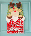 Reindeer Chimney Door Hanger